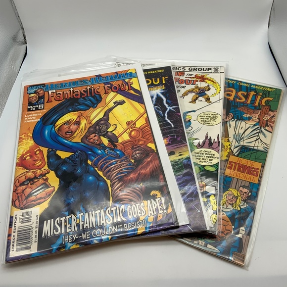 Vintage Marvel Comics Fantastic Four 3,6,36,& 393 Bagged - Set of 4! - Picture 13 of 13